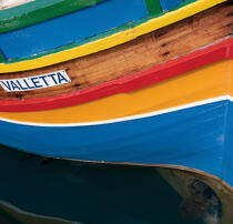 Bateau de pêche sur Malte. © Philip Plisson / Plisson La Trinité / AA17939 - Nos reportages photos - Déco Marine