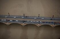 Le pont de Pierre à Bordeaux © Philip Plisson / Plisson La Trinité / AA18142 - Nos reportages photos - Hydrologie