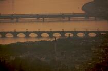 Le pont de Pierre à Bordeaux © Philip Plisson / Plisson La Trinité / AA18144 - Nos reportages photos - Pont de Pierre