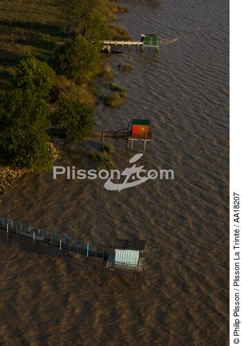 Fishing in Gironde. - © Philip Plisson / Plisson La Trinité / AA18207 - Photo Galleries - River [large]