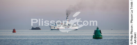 Plymouth - © Philip Plisson / Plisson La Trinité / AA18441 - Photo Galleries - Ferry boat