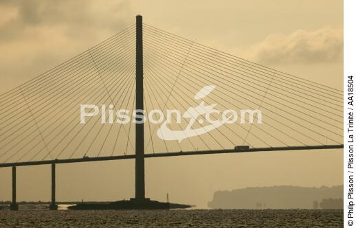The Normandie bridge. - © Philip Plisson / Plisson La Trinité / AA18504 - Photo Galleries - Site of interest [76]