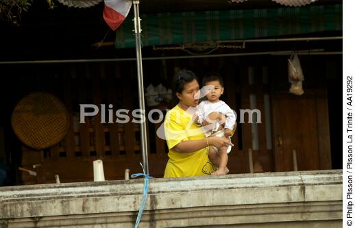 Bangkok. - © Philip Plisson / Plisson La Trinité / AA19292 - Nos reportages photos - Rivière (Thaïlande)