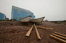 Saint-Pierre et Miquelon. © Philip Plisson / Plisson La Trinité / AA19349 - Photo Galleries - Rowing boat