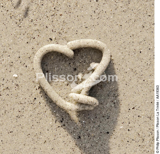 On the sand. - © Philip Plisson / Plisson La Trinité / AA19363 - Photo Galleries - Sand