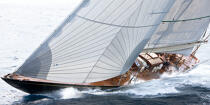 Sail lined. © Guillaume Plisson / Plisson La Trinité / AA19383 - Photo Galleries - J Class yacht