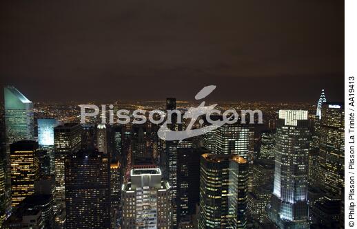 New York - © Philip Plisson / Plisson La Trinité / AA19413 - Nos reportages photos - Immeuble