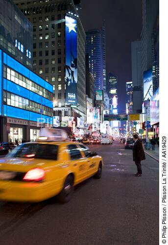 New York - © Philip Plisson / Plisson La Trinité / AA19429 - Nos reportages photos - Nuit