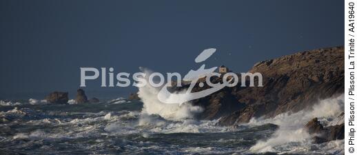The wild coast of Quiberon - © Philip Plisson / Plisson La Trinité / AA19640 - Photo Galleries - Storms