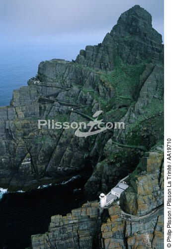 Le phare de Skellig en Irlande - © Philip Plisson / Plisson La Trinité / AA19710 - Nos reportages photos - Ile [Irl]