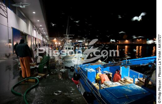 Criée de Vigo - © Philip Plisson / Plisson La Trinité / AA19727 - Nos reportages photos - La pêche à la sardine