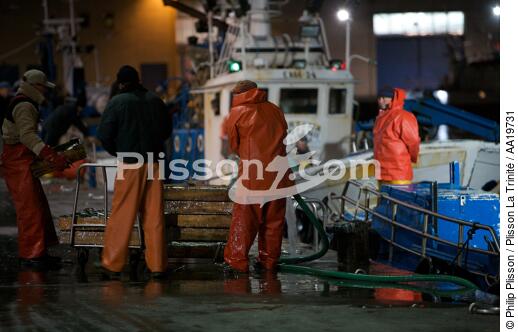 Vigo Fish Dock - © Philip Plisson / Plisson La Trinité / AA19731 - Photo Galleries - Town [Galicia]