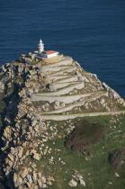 Ciés Islands lighthouse © Philip Plisson / Plisson La Trinité / AA19746 - Photo Galleries - Galicia
