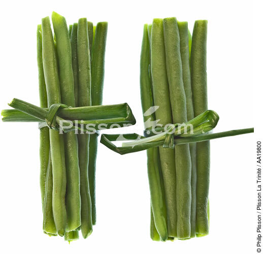 Green beans - © Philip Plisson / Plisson La Trinité / AA19800 - Photo Galleries - Vegetable
