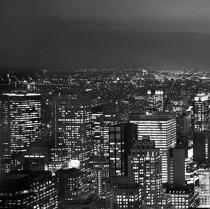 New-York by night. © Philip Plisson / Plisson La Trinité / AA19824 - Photo Galleries - Moment of the day