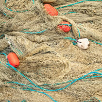 Fishing nets. © Philip Plisson / Plisson La Trinité / AA19832 - Photo Galleries - Square format