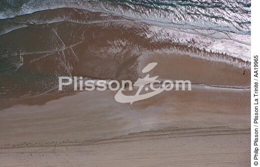 Erdeven,Beach. - © Philip Plisson / Plisson La Trinité / AA19965 - Photo Galleries - Erdeven