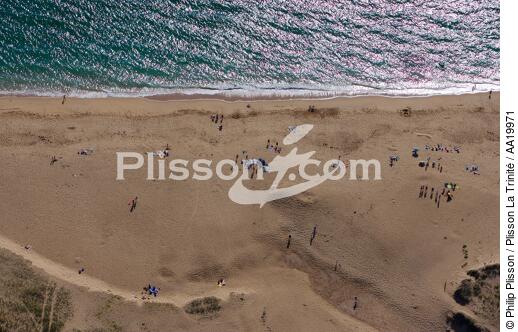 Erdeven, beach. - © Philip Plisson / Plisson La Trinité / AA19971 - Photo Galleries - Sand
