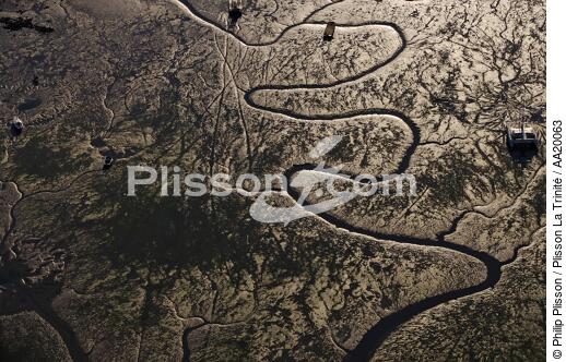 Saint-Philibert 's river. - © Philip Plisson / Plisson La Trinité / AA20063 - Photo Galleries - Mudbank