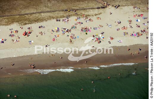 Plage de Suscinio,sur la Presqu'Ile de Rhuys. - © Philip Plisson / Plisson La Trinité / AA20192 - Nos reportages photos - Château