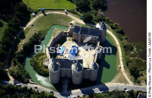 Chateau de Suscinio,sur la Presqu'Ile de Rhuys. - © Philip Plisson / Plisson La Trinité / AA20195 - Nos reportages photos - Presqu'île de Rhuys