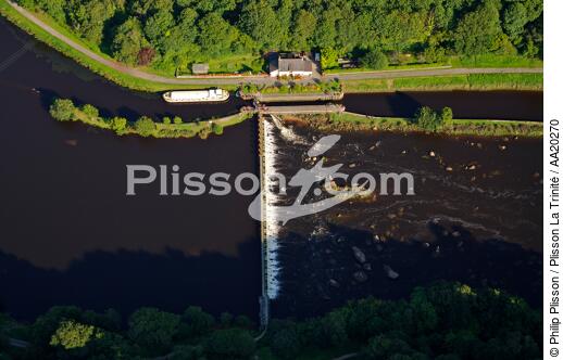 Écluse du Polvern sur la rivière du Blavet,Hennebont. - © Philip Plisson / Plisson La Trinité / AA20270 - Nos reportages photos - Hennebont