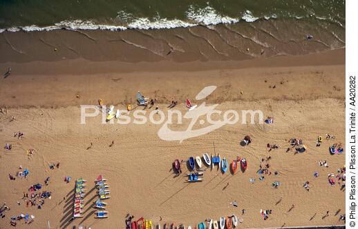 Beach of la Baule. - © Philip Plisson / Plisson La Trinité / AA20282 - Photo Galleries - Town [44]