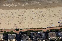 Plage de La Baule. © Philip Plisson / Plisson La Trinité / AA20285 - Nos reportages photos - Pays de Loire