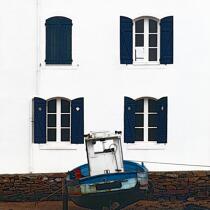 Bateau de pêche dans le Golfe du Morbihan. © Philip Plisson / Plisson La Trinité / AA20289 - Nos reportages photos - Format carré
