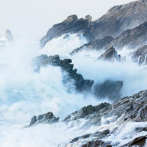 Quiberon, wild coast. © Philip Plisson / Plisson La Trinité / AA20416 - Photo Galleries - Wave