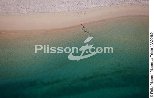 Beach on the river Etel. - © Philip Plisson / Plisson La Trinité / AA20489 - Photo Galleries - Etel