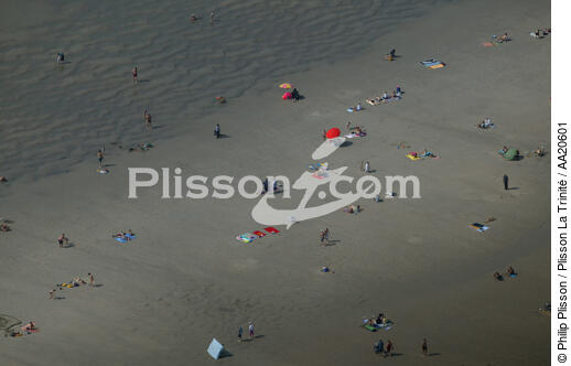 Plage sur la Manche. - © Philip Plisson / Plisson La Trinité / AA20601 - Nos reportages photos - Sable