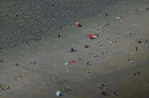 Plage sur la Manche. © Philip Plisson / Plisson La Trinité / AA20601 - Nos reportages photos - Sable