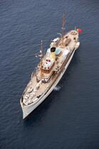 SS Delphine - Classic Weeks 2005 © Philip Plisson / Plisson La Trinité / AA20680 - Nos reportages photos - Motor-boat à vapeur