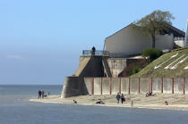 Le Crotoy. © Philip Plisson / Plisson La Trinité / AA21055 - Nos reportages photos - De Dunkerque à la Baie de Somme