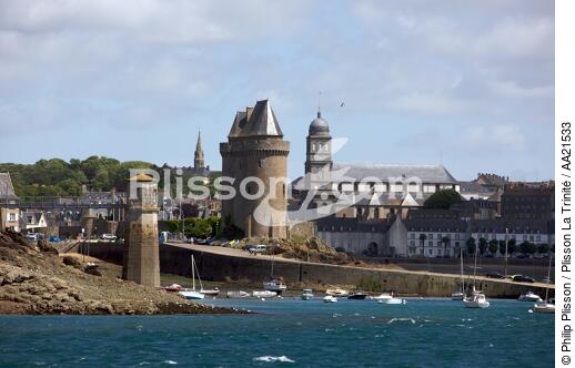 La Tour Solidor à Saint-Malo. - © Philip Plisson / Plisson La Trinité / AA21533 - Nos reportages photos - Côte d'Emeraude [la]
