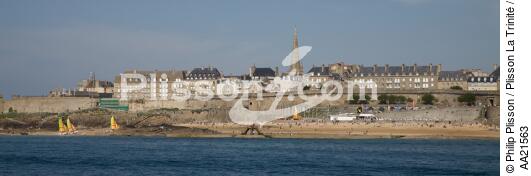 Saint-Malo. - © Philip Plisson / Plisson La Trinité / AA21563 - Nos reportages photos - Rempart