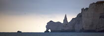 Les falaises d'Etretat. © Philip Plisson / Plisson La Trinité / AA21611 - Nos reportages photos - Seine Maritime