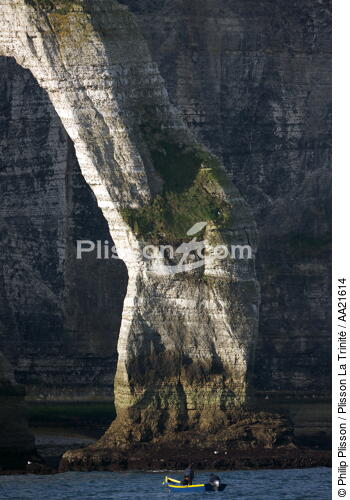 The cliffs of Etretat. - © Philip Plisson / Plisson La Trinité / AA21614 - Photo Galleries - From Tréport to the Seine Estuary