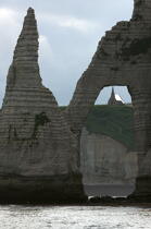 The cliffs of Etretat. © Philip Plisson / Plisson La Trinité / AA21617 - Photo Galleries - Religious monument