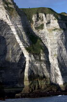 The cliffs of Etretat. © Philip Plisson / Plisson La Trinité / AA21621 - Photo Galleries - Cliff