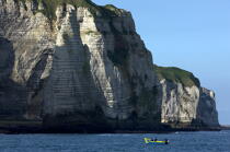 The cliffs of Etretat. © Philip Plisson / Plisson La Trinité / AA21623 - Photo Galleries - Cliff
