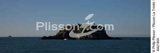 L'île des Rimains devant Cancale. - © Philip Plisson / Plisson La Trinité / AA21800 - Nos reportages photos - Ile [35]