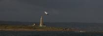 Le phare du Cap Levi dans le Cotentin. © Philip Plisson / Plisson La Trinité / AA21809 - Nos reportages photos - Site [50]