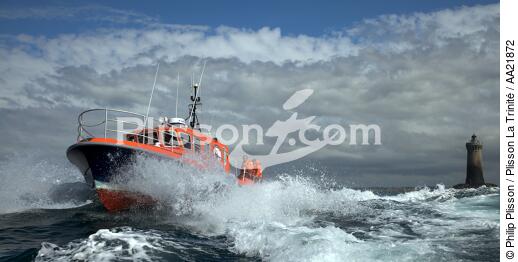 Canot de sauvetage d'Argenton. - © Philip Plisson / Plisson La Trinité / AA21872 - Nos reportages photos - Phare [29]