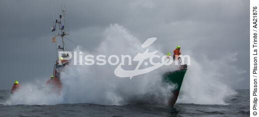 Canot de sauvetage du Guilvinec - © Philip Plisson / Plisson La Trinité / AA21876 - Nos reportages photos - Sauvetage en mer