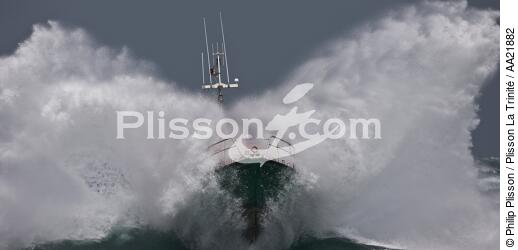 Canot de sauvetage de Barfleur - © Philip Plisson / Plisson La Trinité / AA21882 - Nos reportages photos - 16/9 horizontal