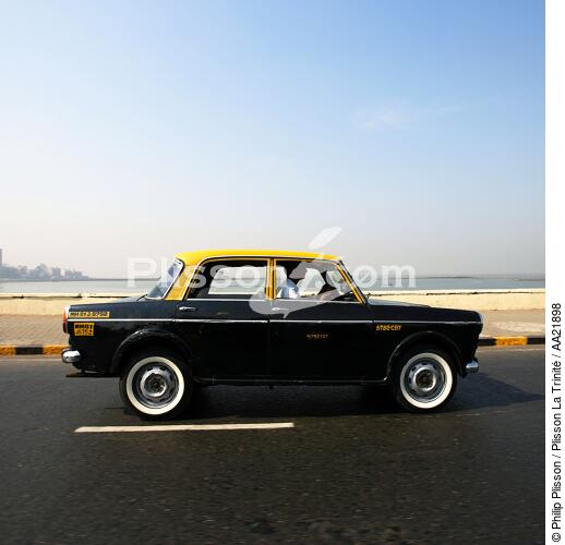 Bombay cab. - © Philip Plisson / Plisson La Trinité / AA21898 - Nos reportages photos - Inde