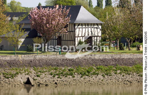 Bord de Seine. - © Philip Plisson / Plisson La Trinité / AA22045 - Photo Galleries - From Tréport to the Seine Estuary