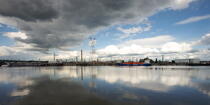 Bord de Seine. © Philip Plisson / Plisson La Trinité / AA22072 - Nos reportages photos - Du Tréport à l'estuaire de la Seine